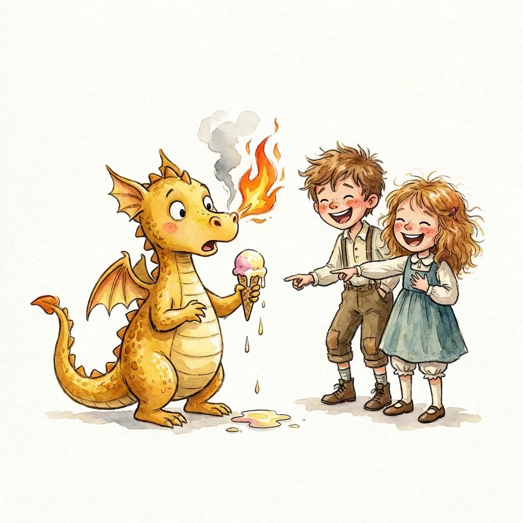 Illustratie bij Het IJsje